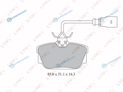 BD-3027 Колодки тормозные дисковые | зад
