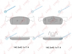 BD-6322 Колодки тормозные дисковые | перед