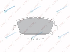 BD-3427 Колодки тормозные дисковые | перед
