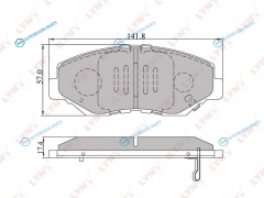 BD-3404 Колодки тормозные дисковые | перед