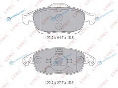 BD-2223 Колодки тормозные дисковые | перед