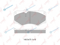 BD-5335 Колодки тормозные дисковые | перед