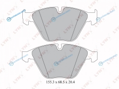 BD-1415 Колодки тормозные дисковые | перед