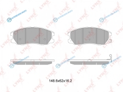 BD-1816 Колодки тормозные дисковые | перед