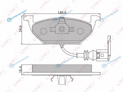 BD-1202 Колодки тормозные дисковые | перед