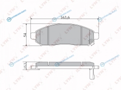 BD-5731 Колодки тормозные дисковые | перед