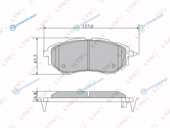BD-7111 Колодки тормозные дисковые | перед