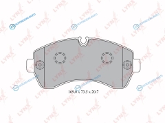 BD-5343 Колодки тормозные дисковые | перед