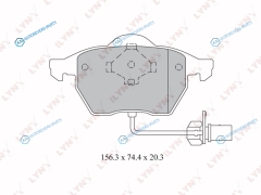 BD-3024 Колодки тормозные дисковые | перед