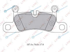 BD-8029 Колодки тормозные дисковые | зад