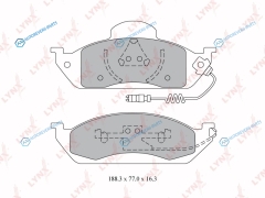 BD-5326 Колодки тормозные дисковые | перед