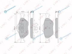 BD-5108 Колодки тормозные дисковые | перед