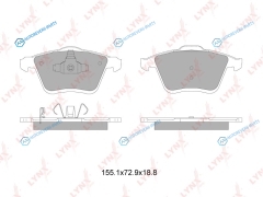 BD-5127 Снят с производства Колодки тормозные дисковые | перед