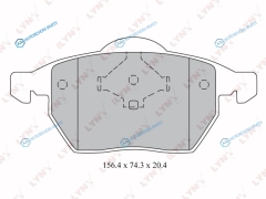BD-1213 Колодки тормозные дисковые | перед