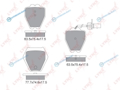 BD-1225 Колодки тормозные дисковые | перед