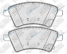 PN9803 Колодки тормозные дисковые | перед