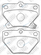 PN1454 Колодки тормозные дисковые | зад