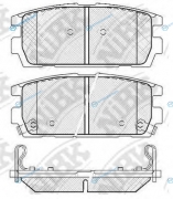 PN0098 Колодки тормозные дисковые | зад