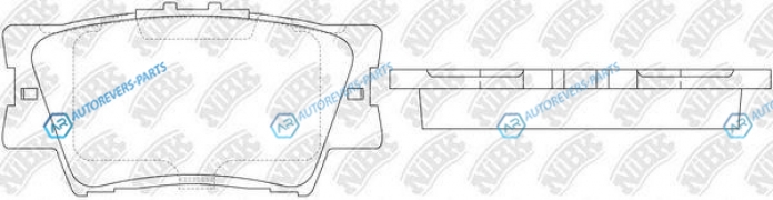PN1522S Колодки тормозные дисковые SPORT | зад