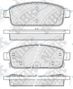 PN0392 Колодки тормозные дисковые | зад