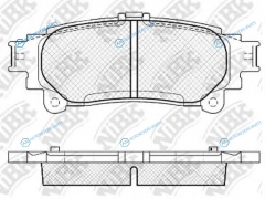 PN1846 Колодки тормозные дисковые | зад