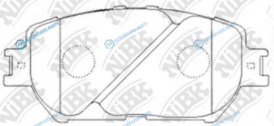 PN1479 Колодки тормозные дисковые | перед
