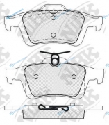 PN2702 Колодки тормозные дисковые | зад
