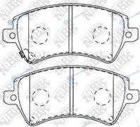 PN1224 Колодки тормозные дисковые | перед