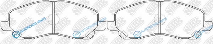 PN3469S Колодки тормозные дисковые SPORT | перед