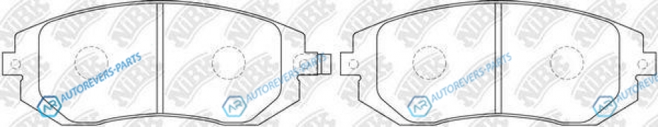 PN7460S Колодки тормозные дисковые SPORT | перед