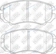 PN0377 Колодки тормозные дисковые | перед