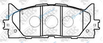 PN1521 Колодки тормозные дисковые | перед