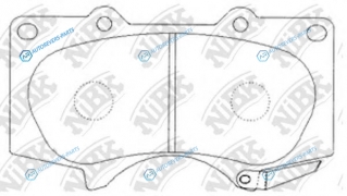 PN1482 Колодки тормозные дисковые | перед