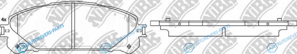 PN1845S Колодки тормозные дисковые SPORT | передзад
