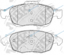 PN0471 Колодки тормозные дисковые | перед