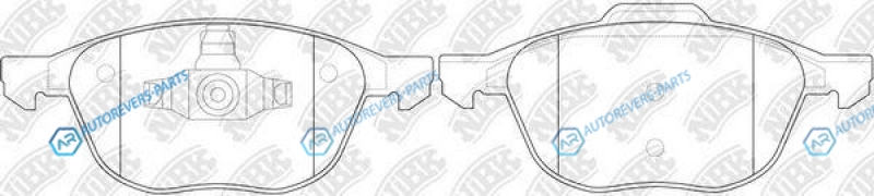 PN0365S Колодки тормозные дисковые SPORT | перед