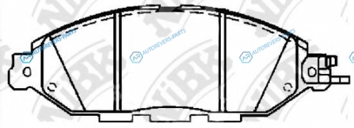 PN50001 Колодки тормозные дисковые | перед