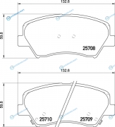 NP6015 Колодки тормозные дисковые | перед