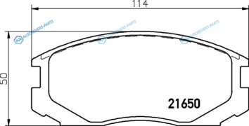 NP3003 Колодки тормозные дисковые | перед (PF-6416)