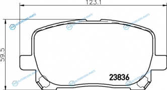 NP1009 Колодки тормозные дисковые | перед (PF-1470)
