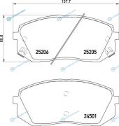 NP6034_колодки дисковые передние!| Hyundai ix35 10>| KIA Sportage 10>|Carens 02>