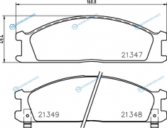 NP2008 Колодки тормозные дисковые | перед (PF-2137)