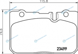 NP1063 Колодки тормозные дисковые | перед (PF-1370)
