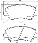 NP6137 Колодки тормозные дисковые | перед
