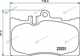 NP1079 Колодки тормозные дисковые | перед