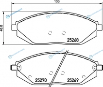 NP6035 Колодки тормозные дисковые | перед