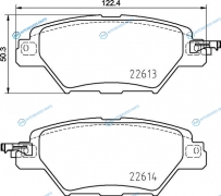 NP5070 Колодки тормозные дисковые | зад