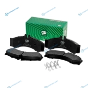 FD-P 1148 Колодки тормозные дисковые со скобами |перед. прав. лев |