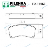 FD-P 9265 Колодки тормозные дисковые с датчиком |зад. прав. лев |