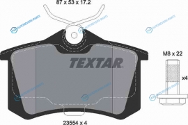 2355402 Колодки тормозные дисковые | зад